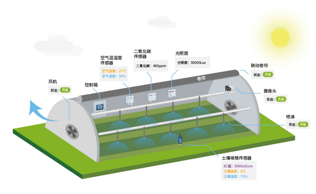 温室大棚智能化管理 开启工厂化规模生产与高经济效益的新篇章